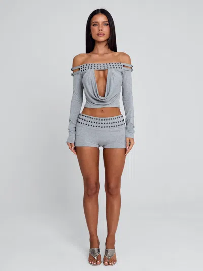 Outcast Zayana Shorts Grey Marle