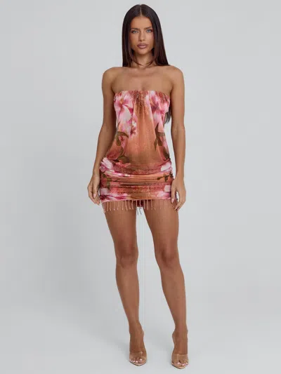 Outcast Zelina Mini Dress Kinsea Peach