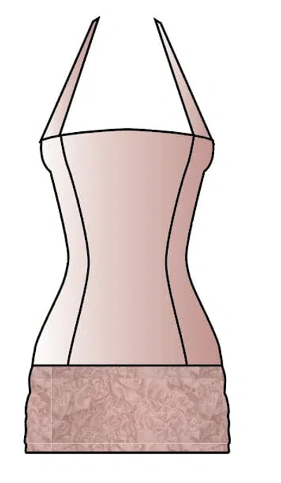 Outcast Zofia Mini Dress Pink