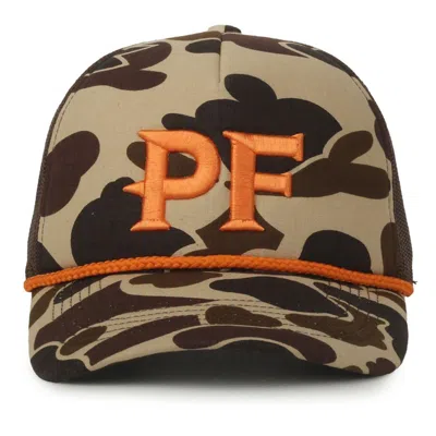 Outdoor Cap Company Adult  Pheasants Forever Rope Snapback Hat In Brown