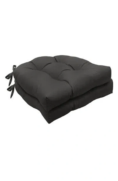 Outdoor Decor By Commonwealth 2-pack Chair Pads In Black