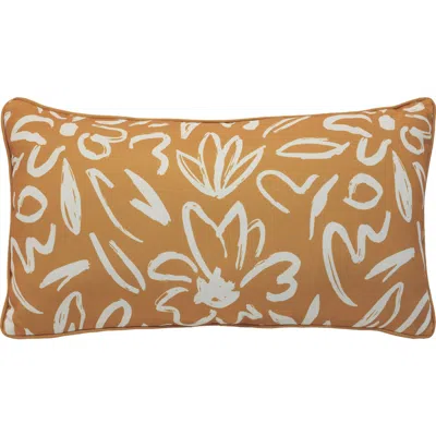Outdoor Decor By Commonwealth Decorative Lumbar Throw Pillow In Yellow