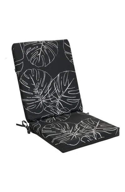 Outdoor Decor By Commonwealth High Back Patio Chair Cushion In Black