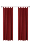 Outdoor Decor By Commonwealth Indoor Cotton Panel Curtain In Burgundy