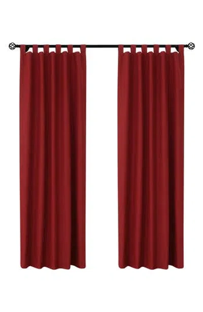 Outdoor Decor By Commonwealth Indoor Cotton Panel Curtain In Burgundy