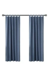 Outdoor Decor By Commonwealth Indoor Cotton Panel Curtain In Blue