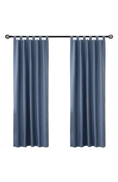 Outdoor Decor By Commonwealth Indoor Cotton Panel Curtain In Blue