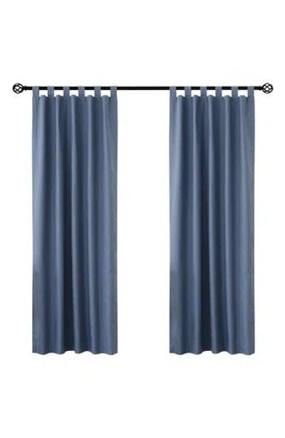 Outdoor Decor By Commonwealth Indoor Cotton Panel Curtain In Blue