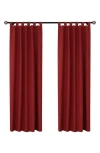 Outdoor Decor By Commonwealth Indoor Cotton Panel Curtain In Burgundy