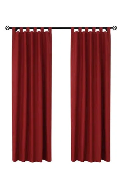 Outdoor Decor By Commonwealth Indoor Cotton Panel Curtain In Burgundy