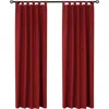 Outdoor Decor By Commonwealth Indoor Cotton Panel Curtain In Burgundy
