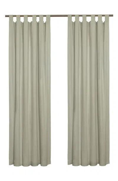 Outdoor Decor By Commonwealth Indoor Cotton Panel Curtain In Green