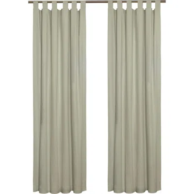 Outdoor Decor By Commonwealth Indoor Cotton Panel Curtain In Green
