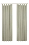 Outdoor Decor By Commonwealth Indoor Cotton Panel Curtain In Green