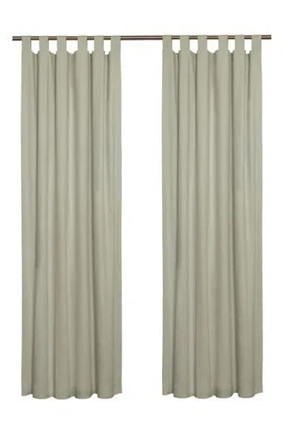 Outdoor Decor By Commonwealth Indoor Cotton Panel Curtain In Green