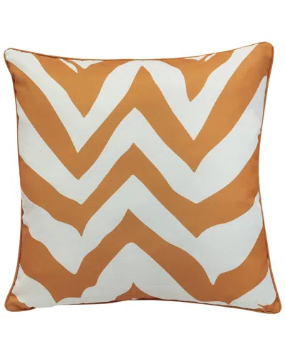 Outdoor Decor By Commonwealth Outdoor Zig Zag Printed Large Pillow In Multi