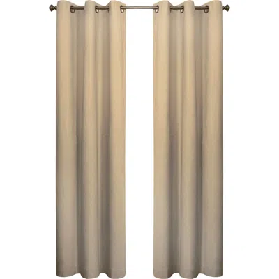 Outdoor Decor By Commonwealth Set Of 2 Cotton Curtain Panels In Brown