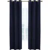 Outdoor Decor By Commonwealth Set Of 2 Cotton Curtain Panels In Blue