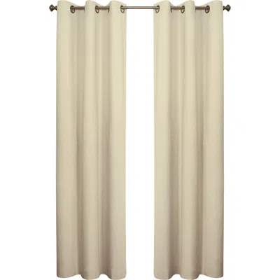 Outdoor Decor By Commonwealth Set Of 2 Cotton Curtain Panels In Brown