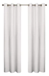 Outdoor Decor By Commonwealth Set Of 2 Cotton Curtain Panels In White