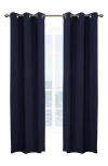 Outdoor Decor By Commonwealth Set Of 2 Cotton Curtain Panels In Blue