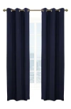 Outdoor Decor By Commonwealth Set Of 2 Cotton Curtain Panels In Blue