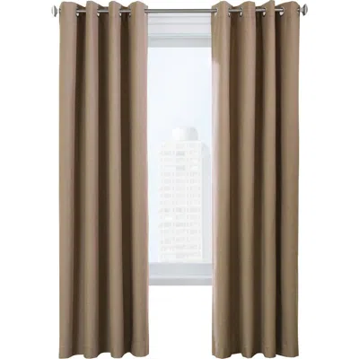 Outdoor Decor By Commonwealth Set Of 2 Noise Reducing Indoor Curtain Panels In Gray
