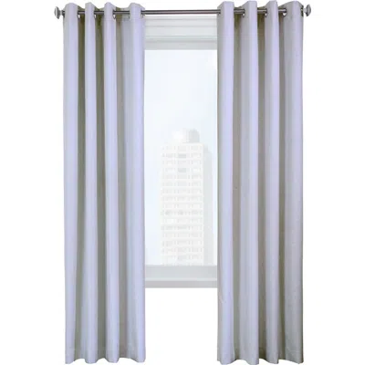 Outdoor Decor By Commonwealth Set Of 2 Noise Reducing Indoor Curtain Panels In White