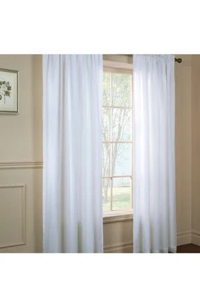 Outdoor Decor By Commonwealth Single Curtain Panel In White