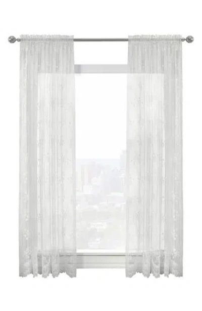Outdoor Decor By Commonwealth Single Indoor Curtain Panel In White