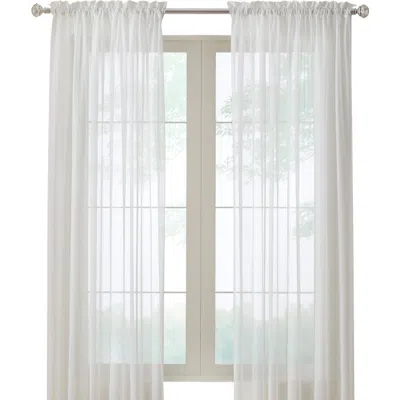 Outdoor Decor By Commonwealth Single Indoor Curtain Panel In White