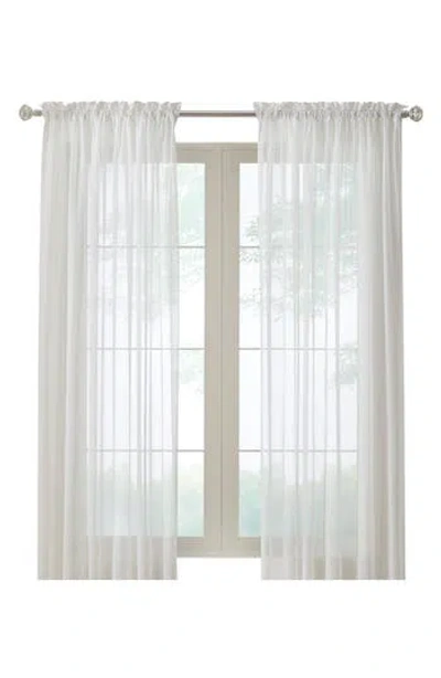 Outdoor Decor By Commonwealth Single Indoor Curtain Panel In White