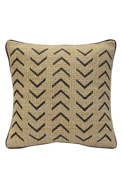 Outdoor Decor By Commonwealth Woven Outdoor Accent Pillow In Black