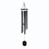 Outdoor Leisure Products Wind Chime Made With Powder Coated Aluminum Tubes In Textured Black