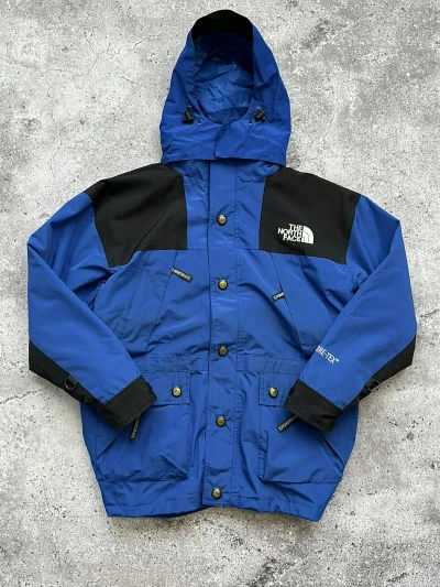 Pre-owned Outdoor Life X The North Face Vintage The North Face 1985 Mountain Gore-tex 3 In 1 Jacket In Black/blue
