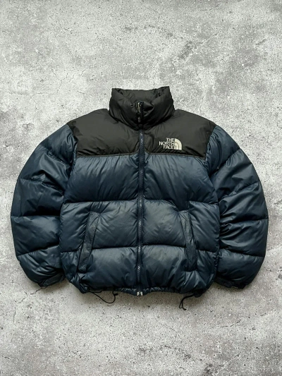 Pre-owned Outdoor Life X The North Face Vintage The North Face 700 Retro Down Puffer Jacket Nustple In Black/blue