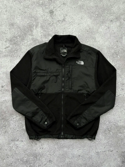 Pre-owned Outdoor Life X The North Face Vintage The North Face 90's Retro Nylon Fleece Jacket In Black