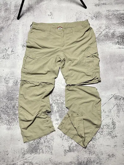 Pre-owned Outdoor Life X The North Face Vintage The North Face Cream Transformer Cargo Pants/shorts (size 36)