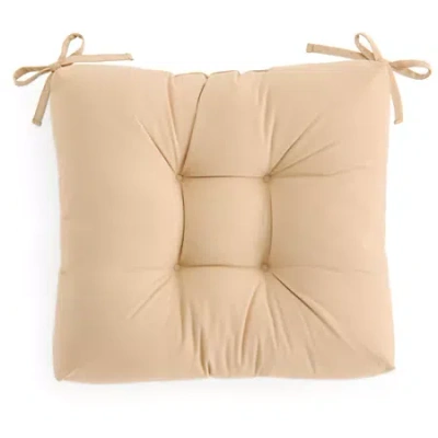 Outdoor Oasis Light Beige Patio Seat Cushion In Neutral