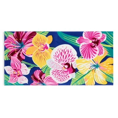Outdoor Oasis Print Beach Towel In Multi