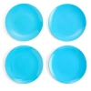 Outdoor Oasis Solid Blue 4-pc. Dinner Plate In Blue