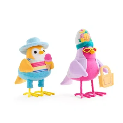 Outdoor Oasis Tourist Birds 2-pc. Tabletop Decor In Multi