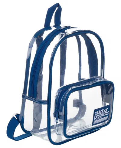 Outdoor Products Clear Sport Mini Backpack In Blue