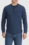 Outdoor Research Aberdeen Long Sleeve Pocket Henley In Cenote Heather