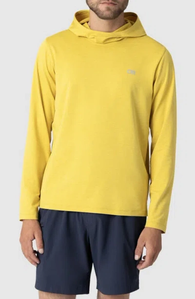 Outdoor Research Activeice Spectrum Sun Hoodie In Yellow