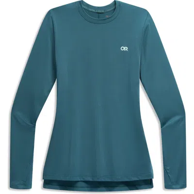 Outdoor Research Activeice Spectrum Sun Long Sleeve T-shirt In Blue