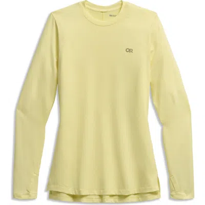 Outdoor Research Activeice Spectrum Sun Long Sleeve T-shirt In Yellow