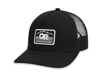 Outdoor Research Advocate Trucker Hi Pro Cap Baseball Caps Black: One Size (7 1/8-7 5/8)