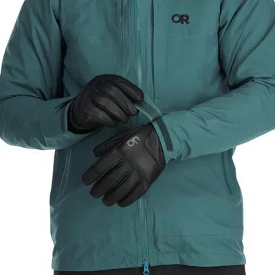 Outdoor Research Aksel Work Gloves In Black