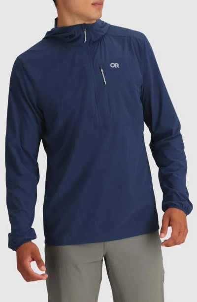 Outdoor Research Astroman Air Sun Half Zip Hoodie In Cenote